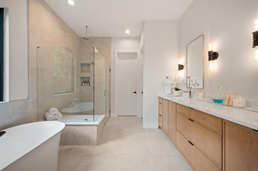 Furnished interior view inside a new home in , Dallas (Image 9). Furnished interior view inside a new home in , Dallas (Image 9).