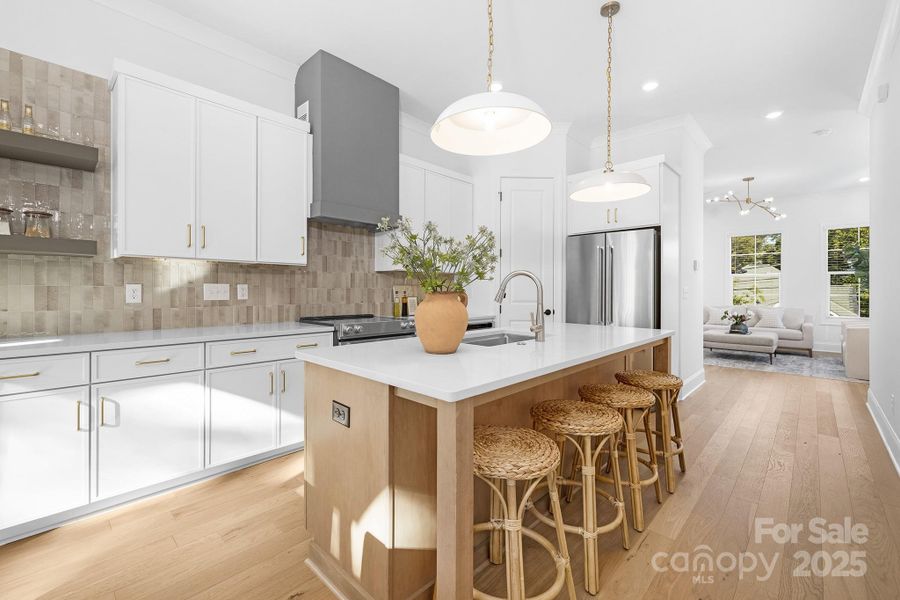 Furnished interior view inside a new home in , Charlotte (Image 17).