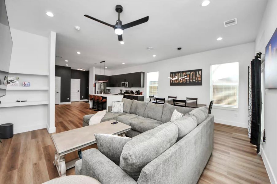 Furnished interior view inside a new home in , Houston (Image 6). Furnished interior view inside a new home in , Houston (Image 6).