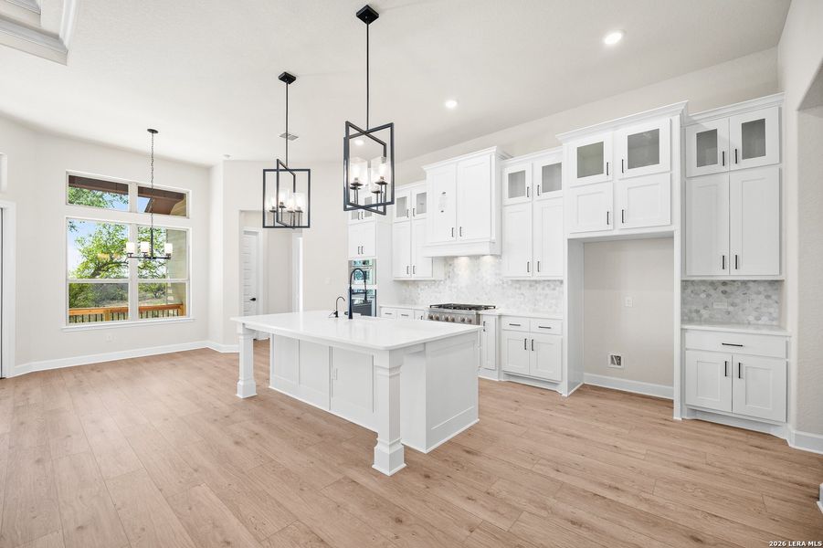 Furnished interior view inside a new home in Legend Park, Castroville (Image 8).