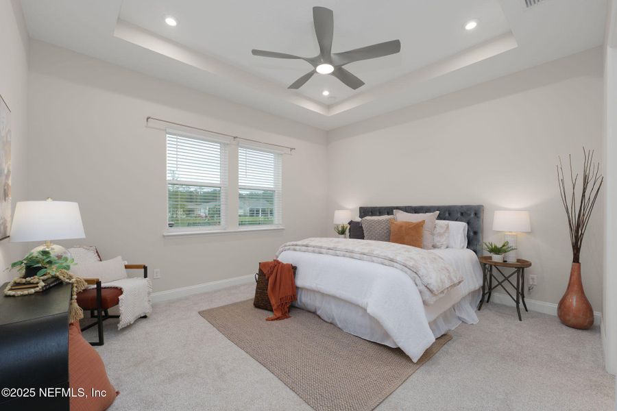 Furnished interior view inside a new home in , St. Johns (Image 15).