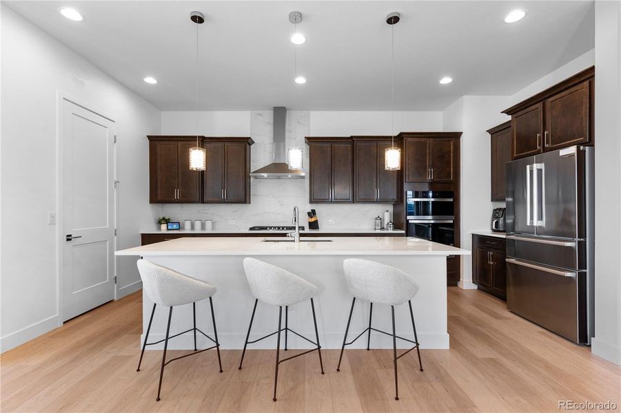Furnished interior view inside a new home in , Castle Pines (Image 11). Furnished interior view inside a new home in , Castle Pines (Image 11).