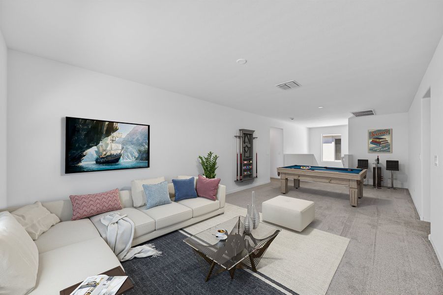 Furnished interior view inside a new home in Artisan at Asante, Surprise (Image 8).