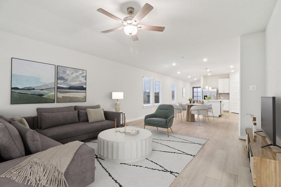 Photo is not of the actual home, but is an inspirational photo of builder’s model home and may depict options, furnishings, and/or decorator features that are not included Photo is not of the actual home, but is an inspirational photo of builder’s model home and may depict options, furnishings, and/or decorator features that are not included