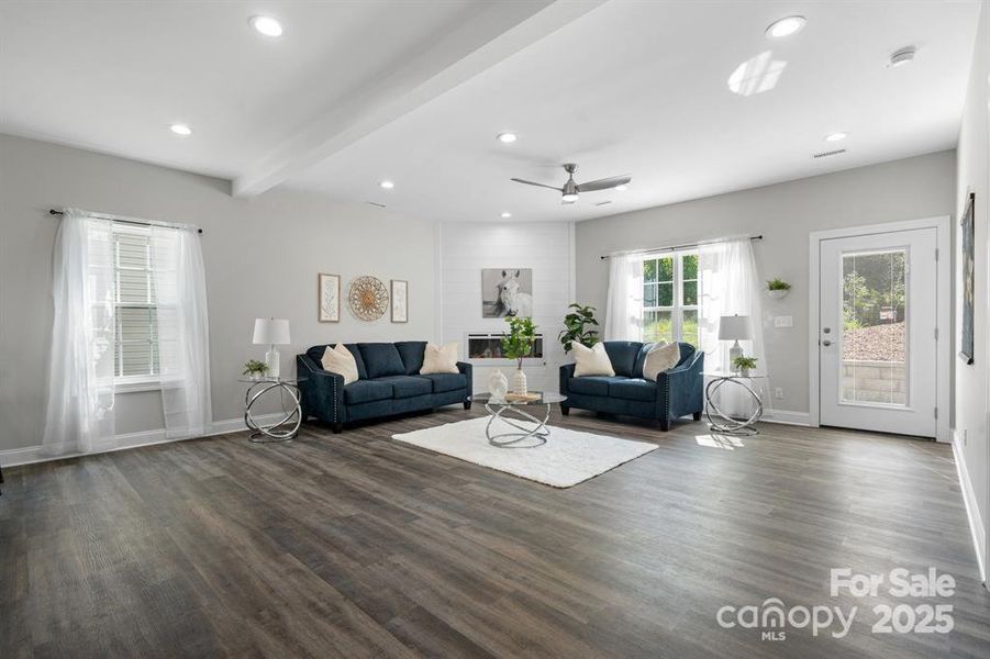 Furnished interior view inside a new home in , Hickory (Image 4). Furnished interior view inside a new home in , Hickory (Image 4).