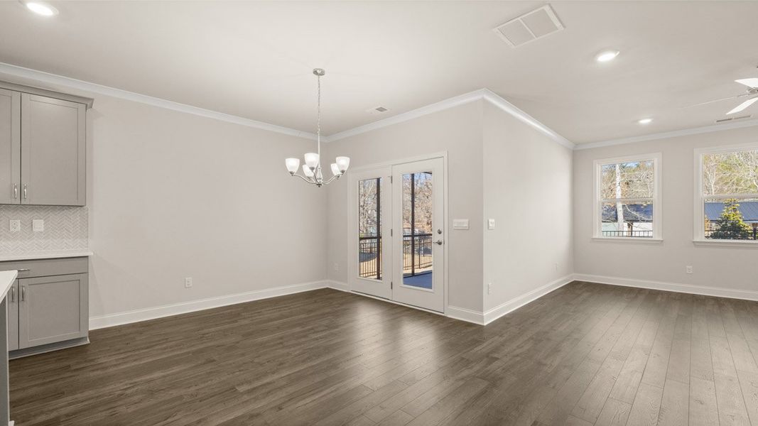 Spacious, unfurnished interior of a new home in Oak Ridge Meadows - Active Adult, Locust Grove (Image 17).