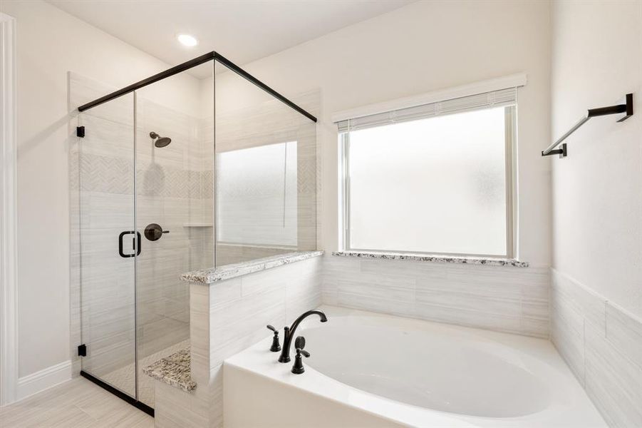 Furnished interior view inside a new home in Creekview Meadows, Pilot Point (Image 14).