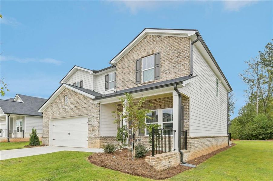 Exterior details and patio area of a home in Preserve at Mountain Creek, Pendergrass (Image 25). Exterior details and patio area of a home in Preserve at Mountain Creek, Pendergrass (Image 25).