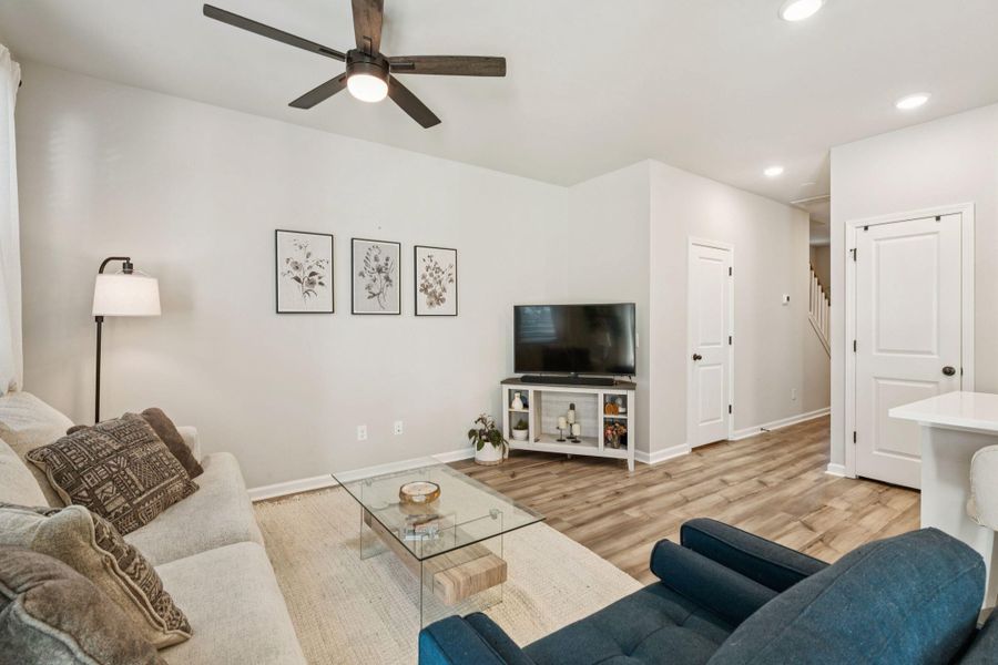 Furnished interior view inside a new home in , North Charleston (Image 18). Furnished interior view inside a new home in , North Charleston (Image 18).
