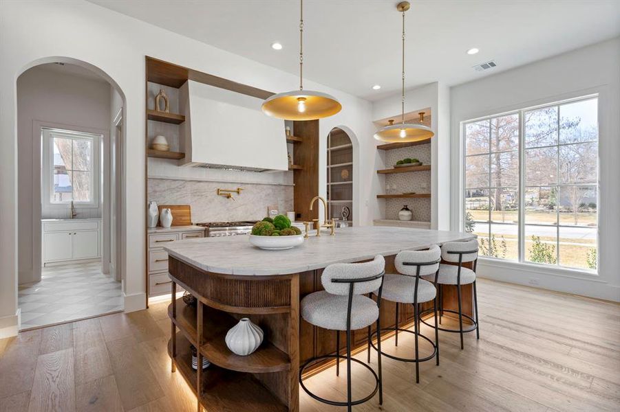 Furnished interior view inside a new home in , Dallas (Image 10).
