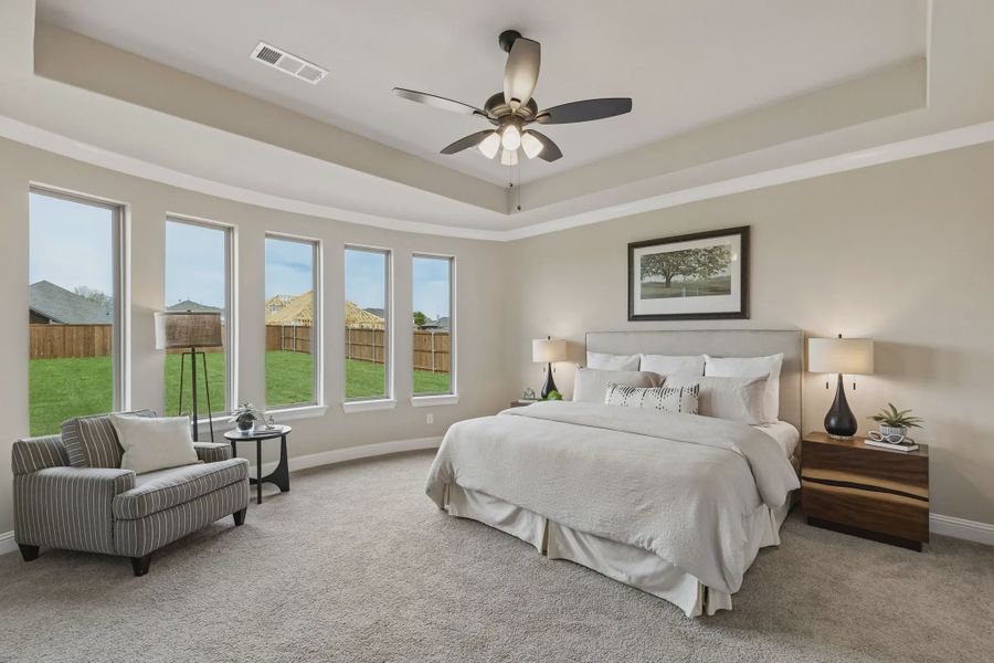 Furnished interior view inside a new home in Lakeview Heights, Azle (Image 11).