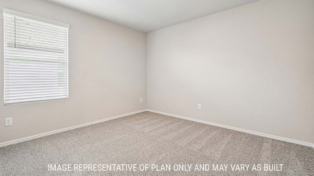 Representative unfurnished interior of a home built from the Callahan by D.R. Horton in Eastern Wells, Jarrell (Image 31).