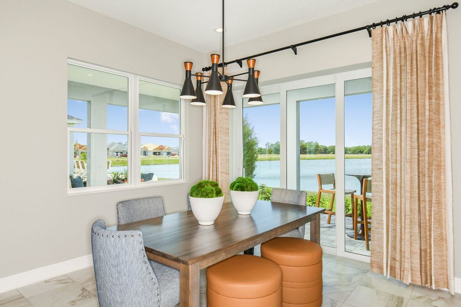 Furnished interior view inside a new home in Grand Park, Sarasota (Image 15).