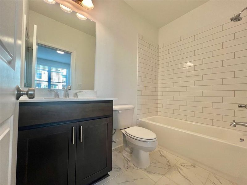 Furnished interior view inside a new home in , Buford (Image 9).