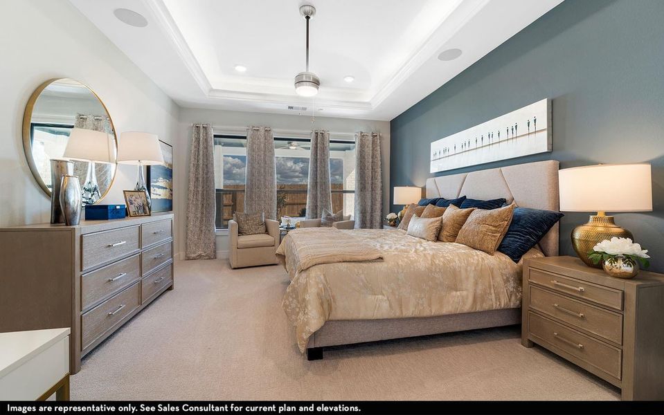Furnished interior view inside a new home in River Ranch Meadows, Dayton (Image 15).