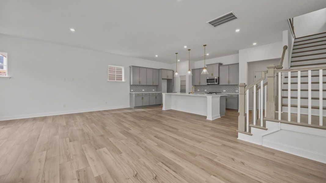 The Brentwood Plan by DRB Homes in River District, Charlotte NC.- Living area The Brentwood Plan by DRB Homes in River District, Charlotte NC.- Living area