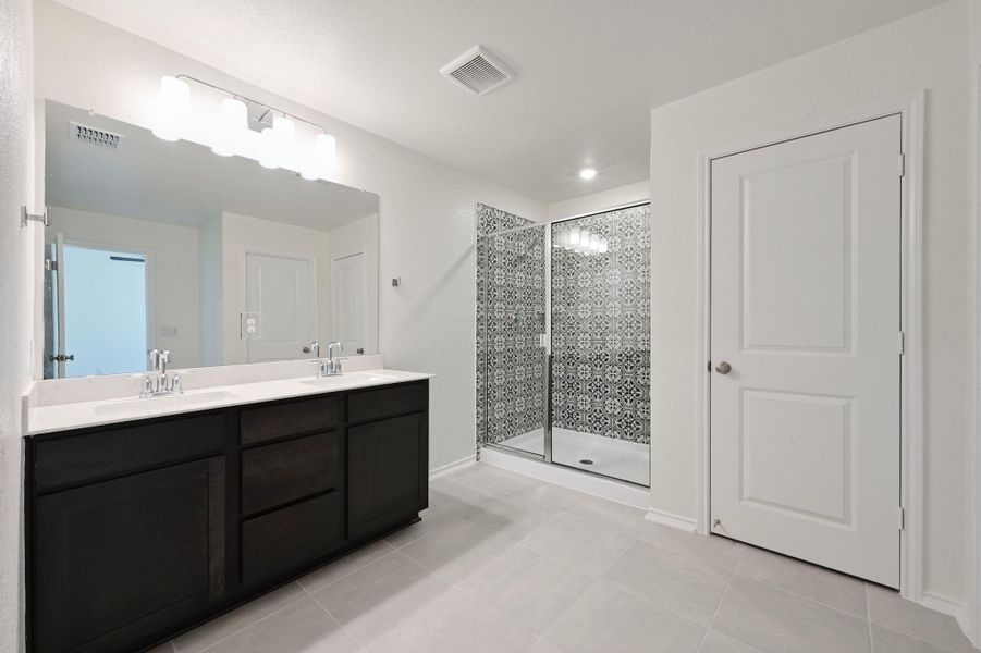 Furnished interior view inside a new home in Creekside at Estancia, Austin (Image 7).