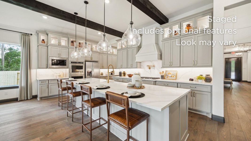 Furnished interior view inside a new home in The Grand Prairie 60', Hockley (Image 8).