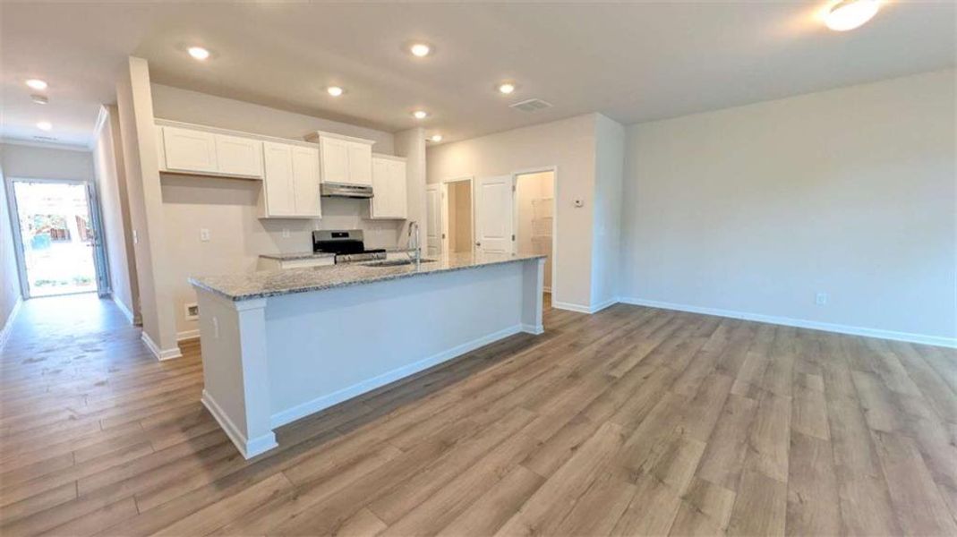 Furnished interior view inside a new home in Owen Preserve, Canton (Image 6).