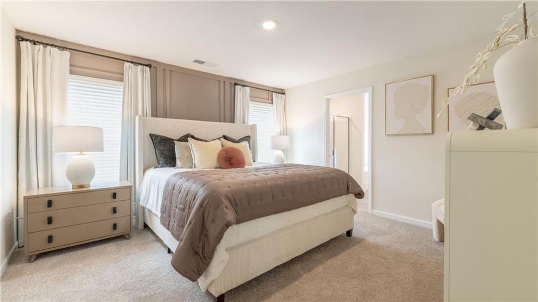 Furnished interior view inside a new home in Sherwood Manor, College Park (Image 25). Furnished interior view inside a new home in Sherwood Manor, College Park (Image 25).