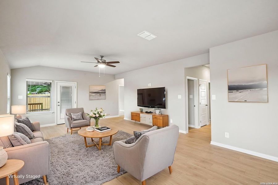Furnished interior view inside a new home in Royal Crest, San Antonio (Image 15).