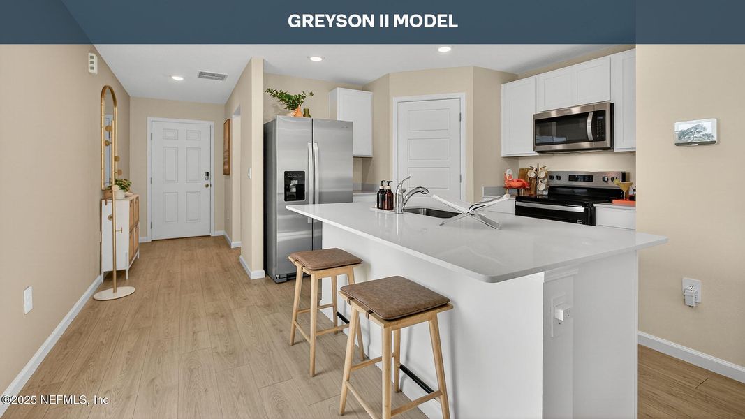 Furnished interior view inside a new home in Trout River, Jacksonville (Image 11).
