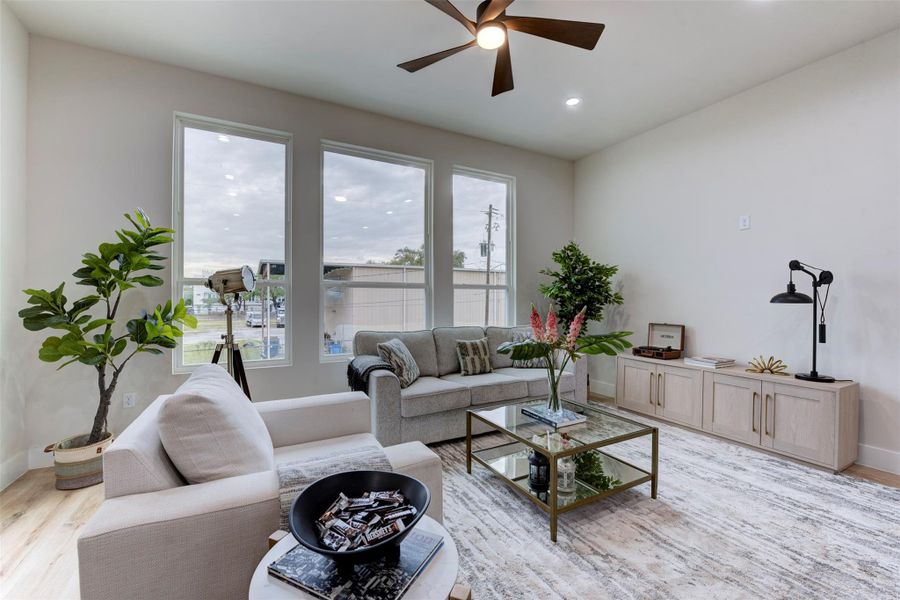 Furnished interior view inside a new home in , Houston (Image 24). Furnished interior view inside a new home in , Houston (Image 24).