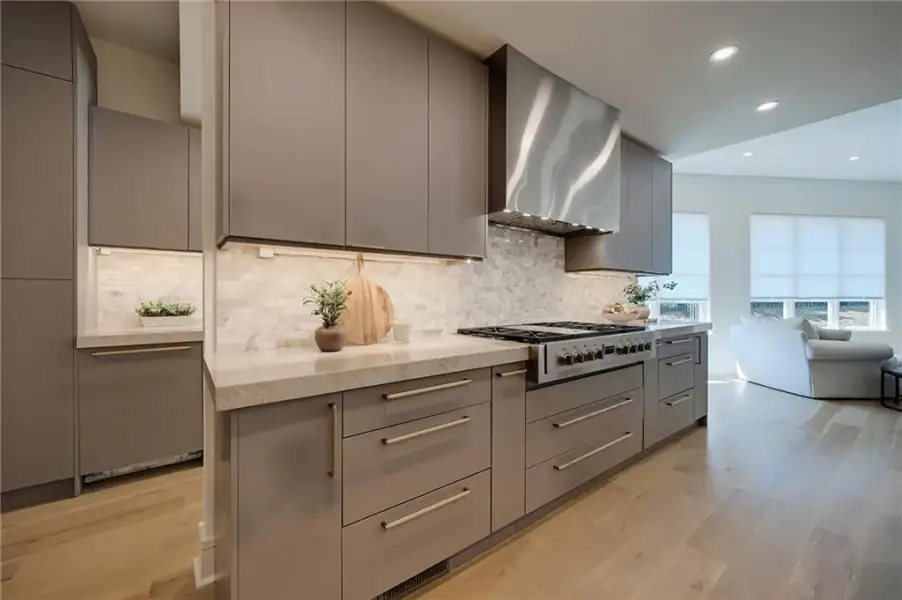 Furnished interior view inside a new home in , Sandy Springs (Image 33).