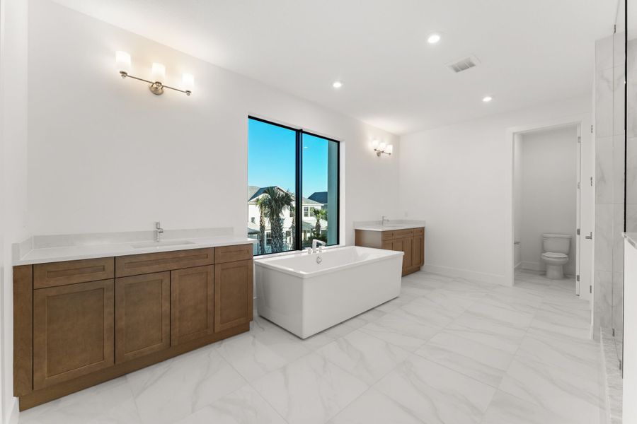 Representative furnished interior of a home built from the Cape by Mattamy Homes in Newfield, Palm City (Image 6).