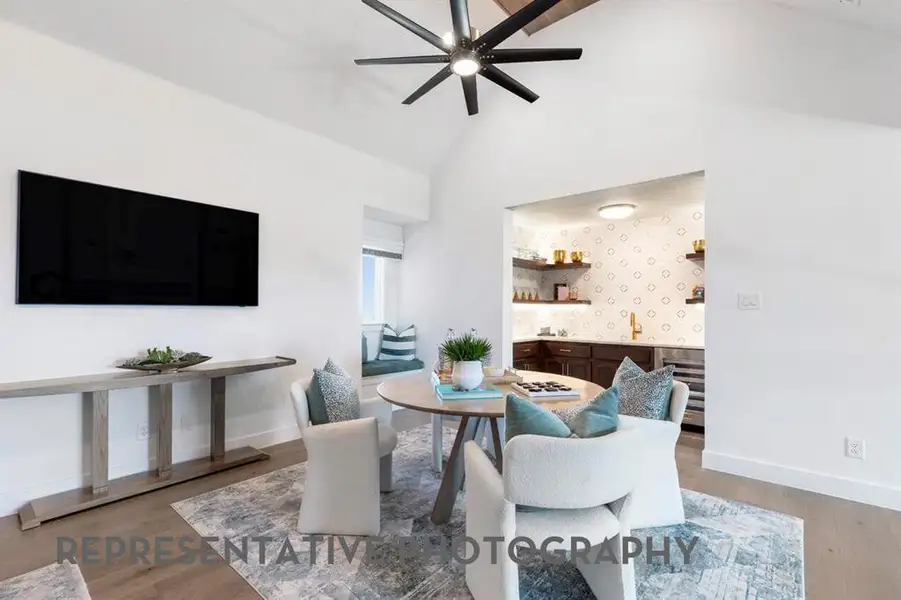 Furnished interior view inside a new home in Furst Ranch, Flower Mound (Image 3).