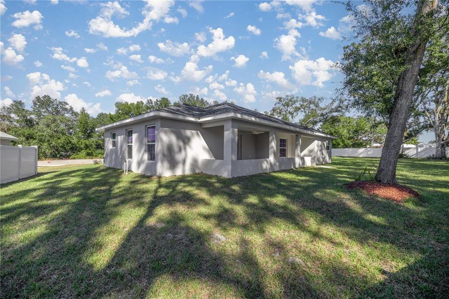 Rear View of Home