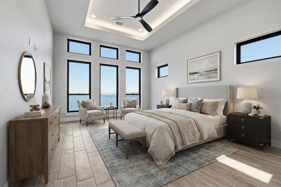 Furnished interior view inside a new home in , Forney (Image 11).