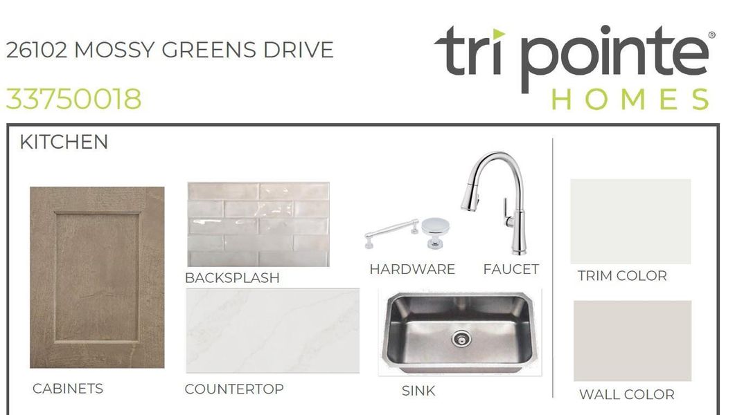 Sample of building materials used in homes in Tompkins Reserve, Katy (Image 3).