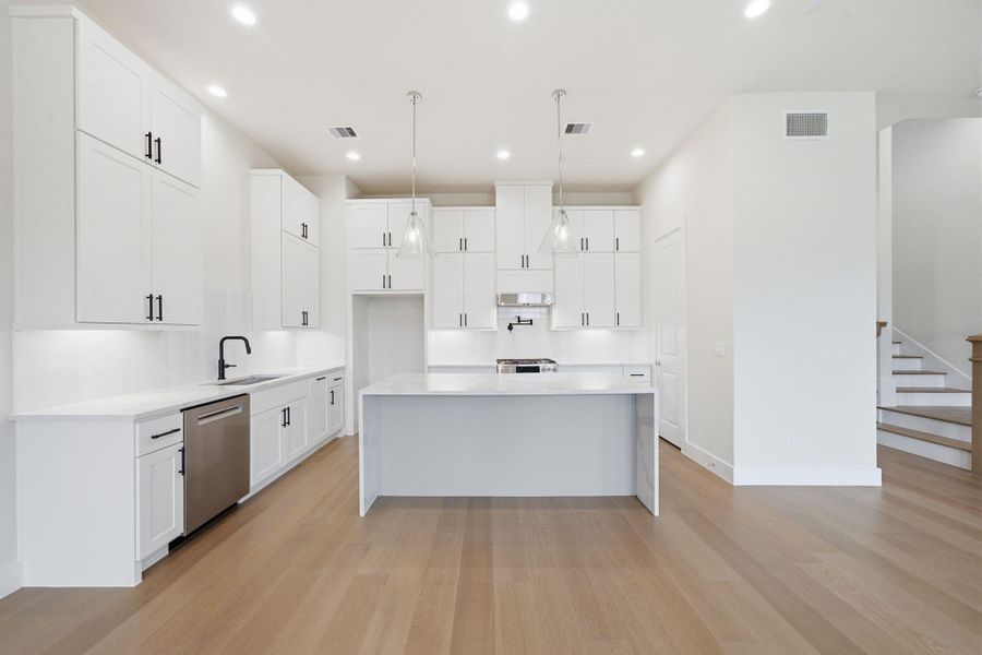 Furnished interior view inside a new home in Spring Valley Creek, Houston (Image 9).