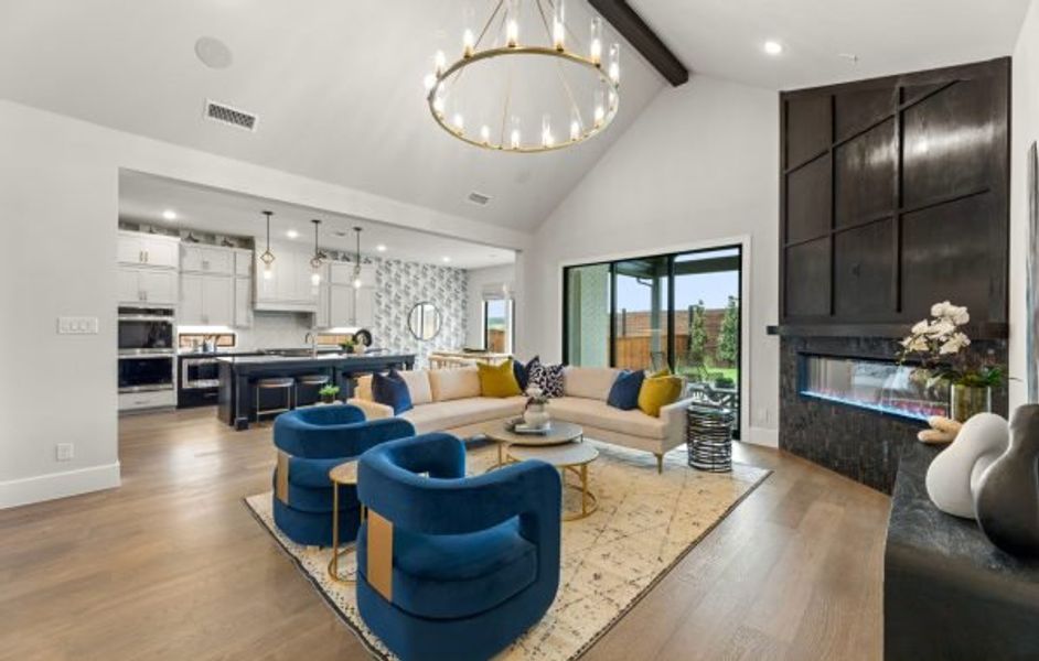 Representative furnished interior of a home built from the Telluride by Stonefield Homes in Rio Vista at Kelly Ranch, Aledo (Image 36). Representative furnished interior of a home built from the Telluride by Stonefield Homes in Rio Vista at Kelly Ranch, Aledo (Image 36).