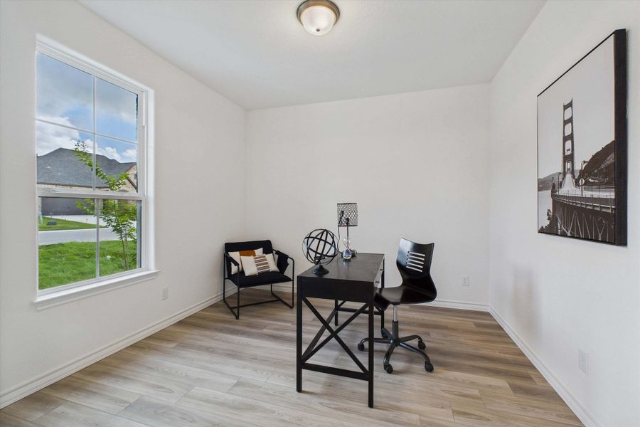 Representative furnished interior of a home built from the The Danbury I by Davidson Homes LLC in The Reserve at Potranco Oaks, Castroville (Image 13).
