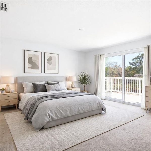 Furnished interior view inside a new home in Blue Diamond , Orlando (Image 17).