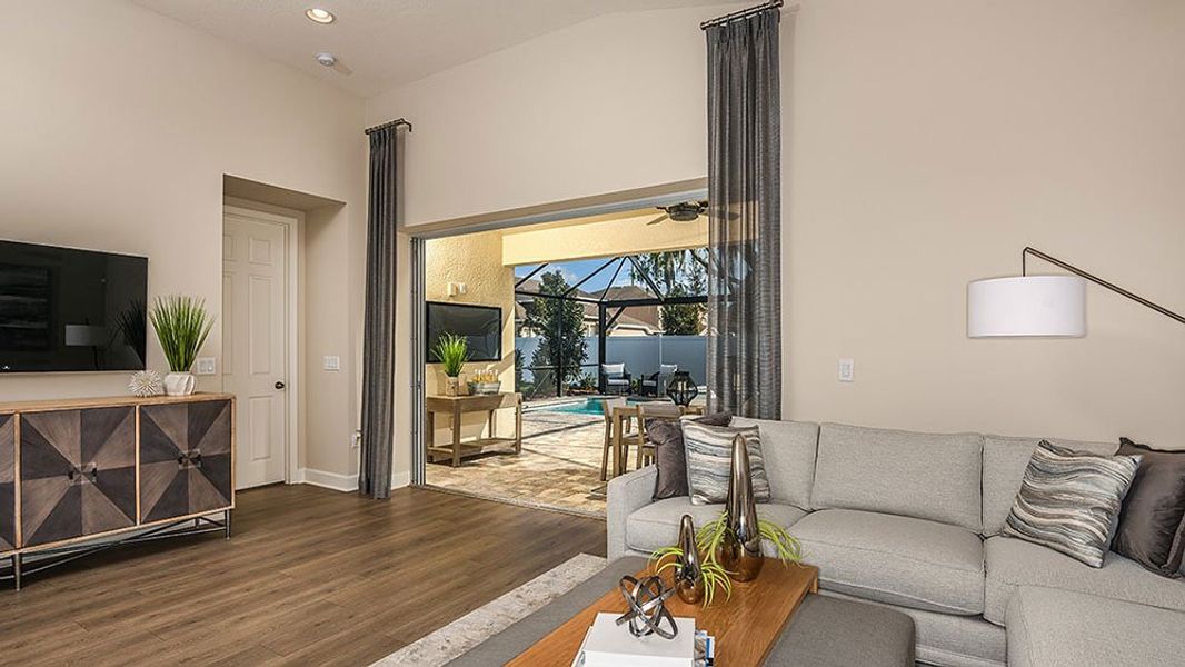 Representative furnished interior of a home built from the Saint Thomas by Taylor Morrison in Indigo Creek, Apollo Beach (Image 8).