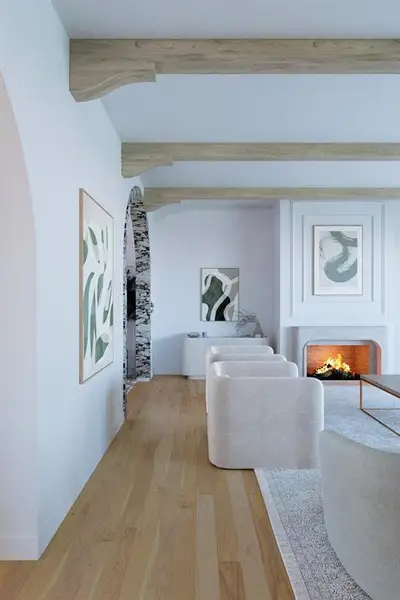 Furnished interior view inside a new home in , Dallas (Image 5).