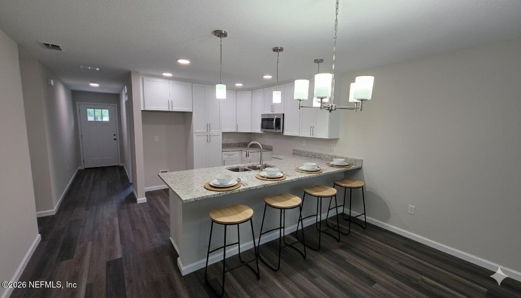 Furnished interior view inside a new home in , Jacksonville (Image 4).
