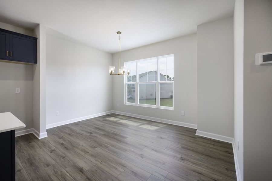Representative unfurnished interior of a home built from the The Beckett by Cothran Homes in Holly View, Greenville (Image 25). Representative unfurnished interior of a home built from the The Beckett by Cothran Homes in Holly View, Greenville (Image 25).