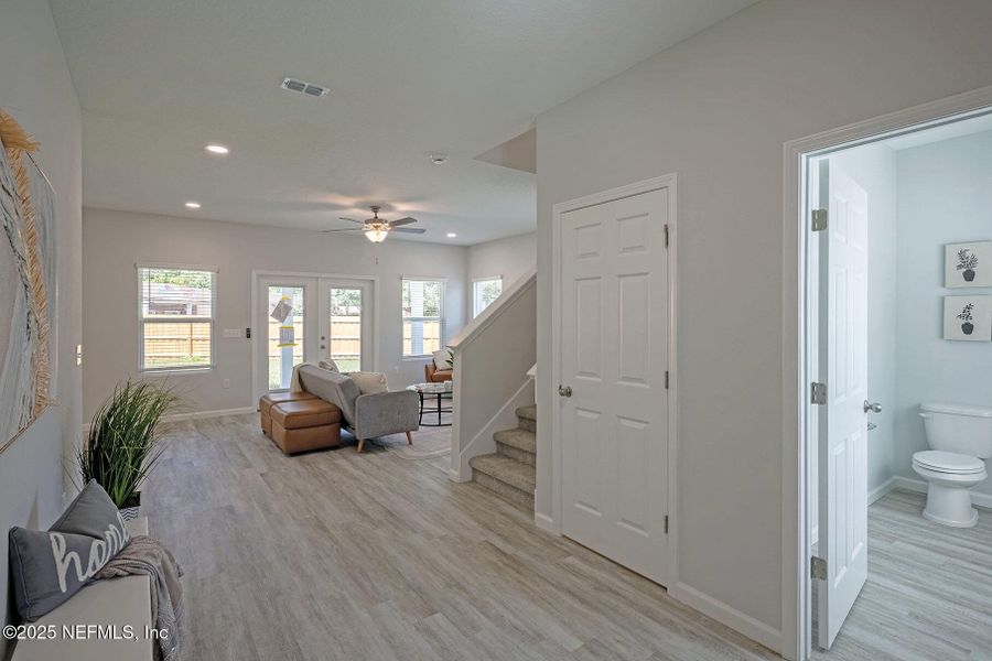 Furnished interior view inside a new home in , Jacksonville (Image 27).
