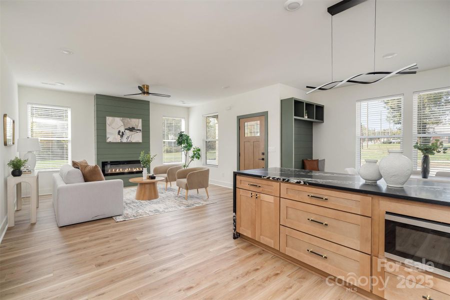 Furnished interior view inside a new home in , Salisbury (Image 12). Furnished interior view inside a new home in , Salisbury (Image 12).