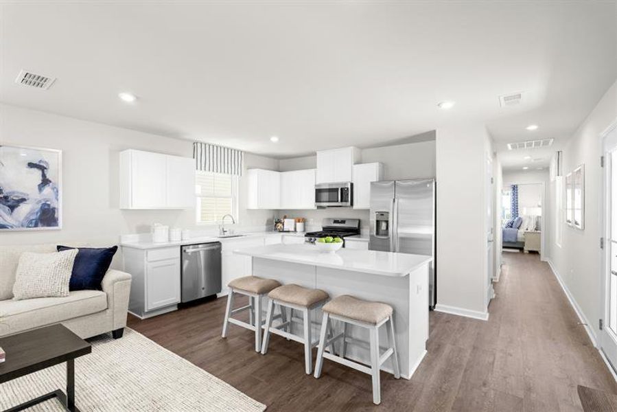 Representative furnished interior of a home built from the Ellis by Ryan Homes in Middle Creek Village Single Family Homes, Bolivia (Image 23).