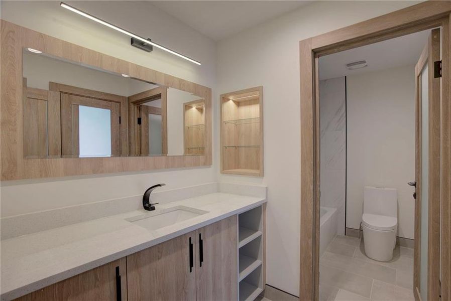 Furnished interior view inside a new home in , Sugar Hill (Image 53).