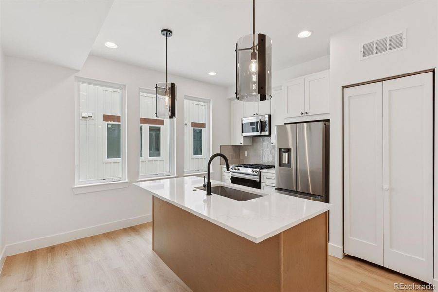 Furnished interior view inside a new home in , Denver (Image 15).