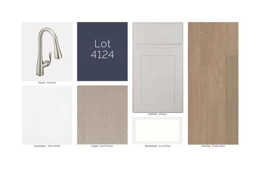 Sample of building materials used in homes in Summerview, Fulshear (Image 18).