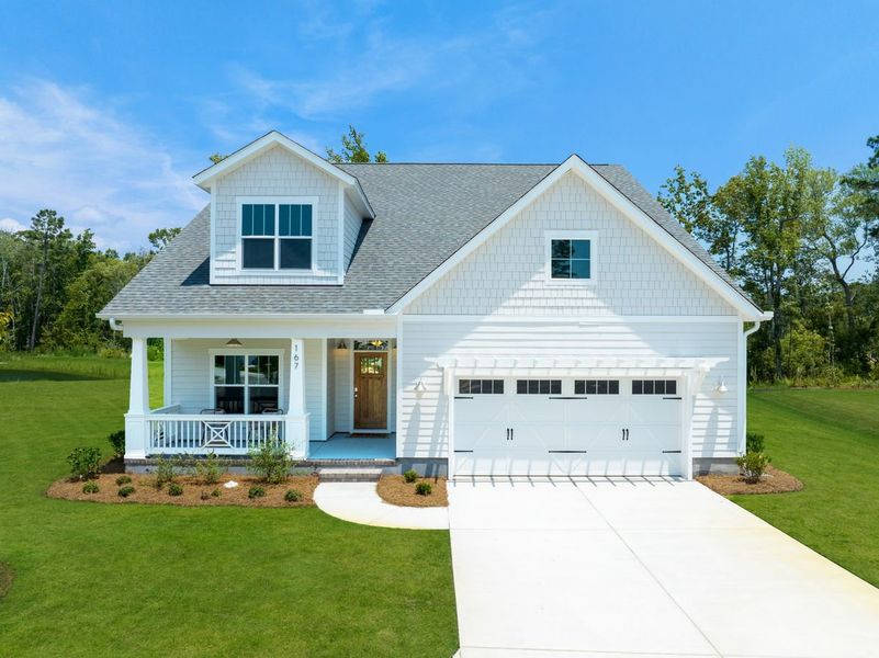 Representative exterior photo of a completed home built from the Scout by Bill Clark Homes in Riverside Cove, Wilmington, NC (Image 23).