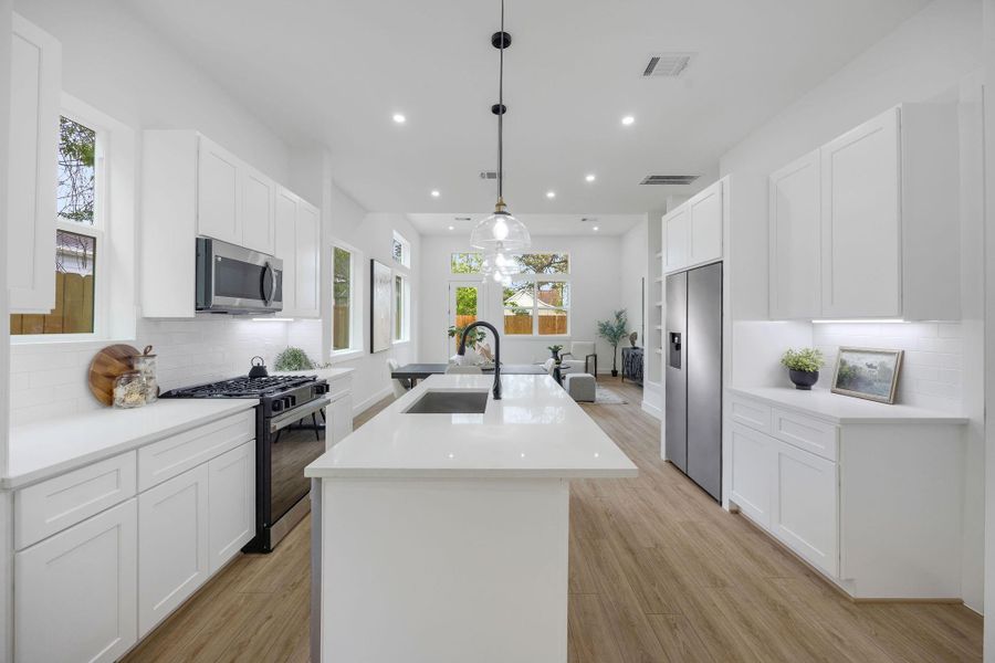 Furnished interior view inside a new home in , Houston (Image 4).