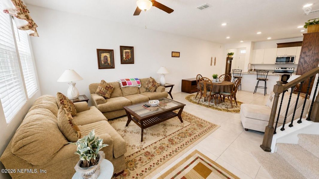 Furnished interior view inside a new home in , St. Johns (Image 12).